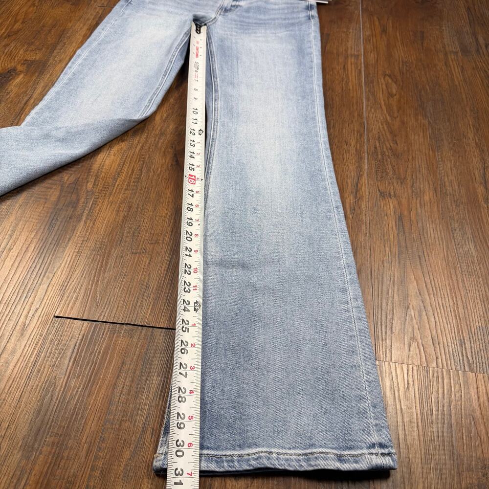 Flying Monkey Vervet blue Miranda mid rise boot cut jeans light wash size 26 - Picture 4 of 14